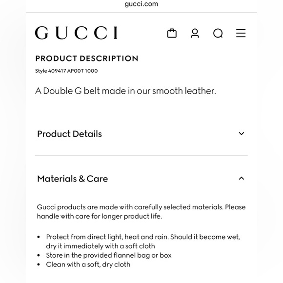 Gucci GG Marmont thin belt - Picture 5 of 6